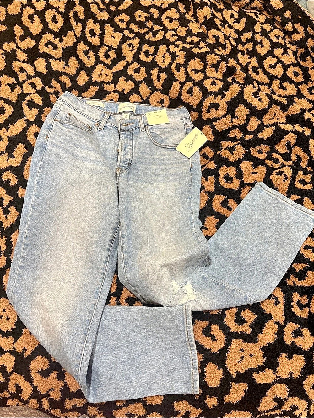 Free People 80s Slim Women's Jeans Blue Size 8R NWT